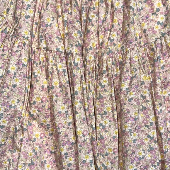 NWT Mable Pretty n Pink Floral Puff Sleeve Backless Babydoll Mini Dress Size M - Picture 5 of 13